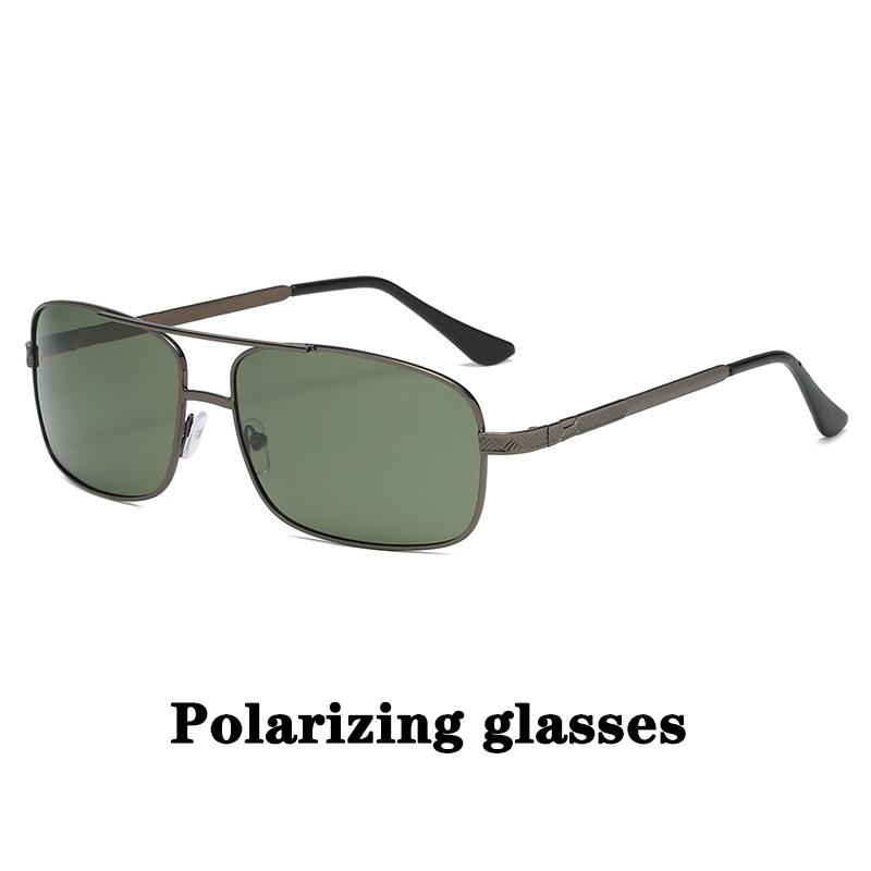 New Polarized Sunglasses Mens/Women Driving Mirror Sun Glasses Metal Frame Goggles UV400 Anti-Glare Sunglasses