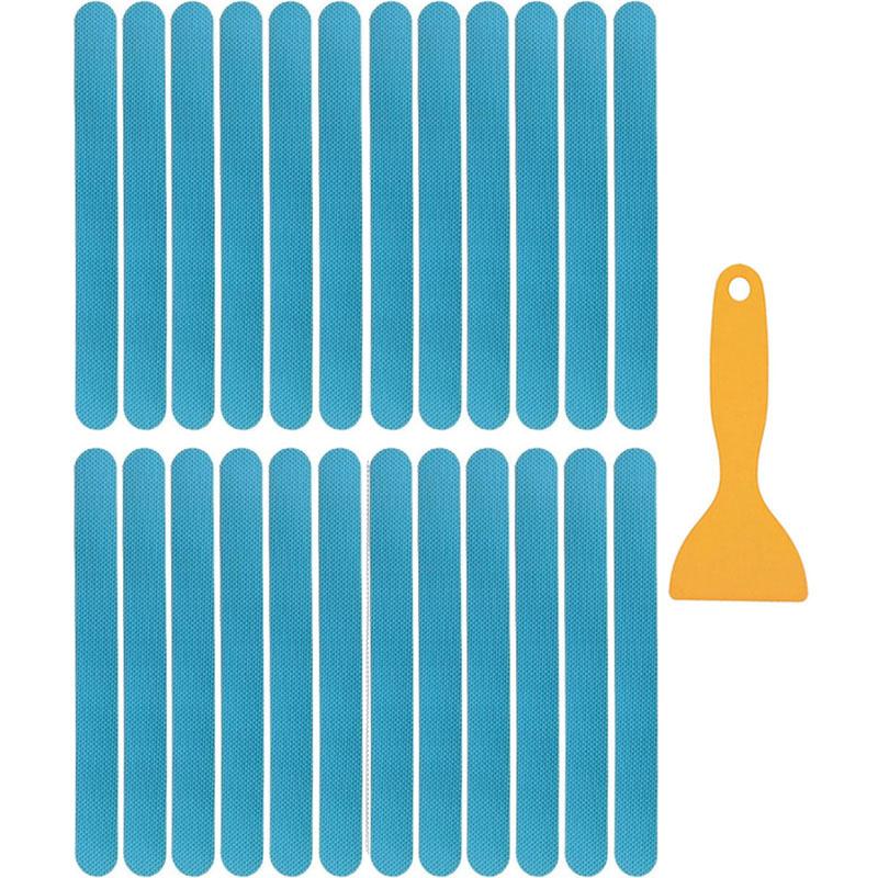 Anti-slip Strips Safety Shower Treads Stickers Bathtub Non Slip Sticker With Scraper  Anti Skid Tape For Shower Tub Steps Floor