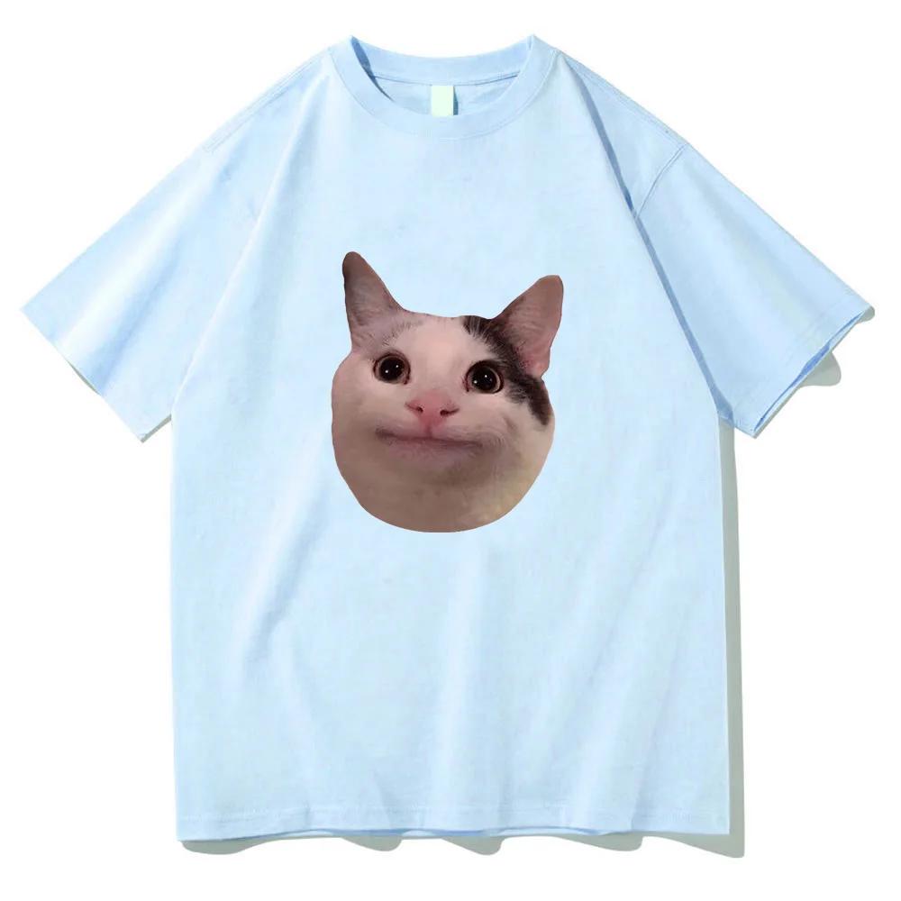 Plus Size Cat Meme Style Women's Short Sleeved Tshirt with Fun Patterns comfortable and Soft Casual Tshirtfun Daily Wear Tshirt