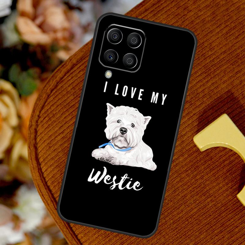 

Maltese West Highland Terrier Dog For Samsung Galaxy M33 M53 M13 M20 M11 M31 M51 M15 M55 M12 M32 M52 M14 M34 M54 M30s Case Samsung M52 5G