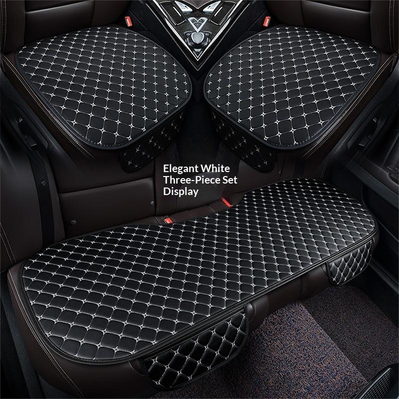 1Pcs New Universal Car Seat Covers Wear-Resistant Durable Seat Cushion Black Leather Automobiles Seats Cover