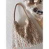 Suar Candy Rainbow Ins Wind Large Capacity Tote Bag Woven Shoulder Strap Versatile Simple Women's Bag Single Shoulder Niche