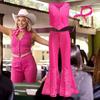New Barbie Cosplay Costume Set For Girls Princess Style Cute Printed And Multicolor