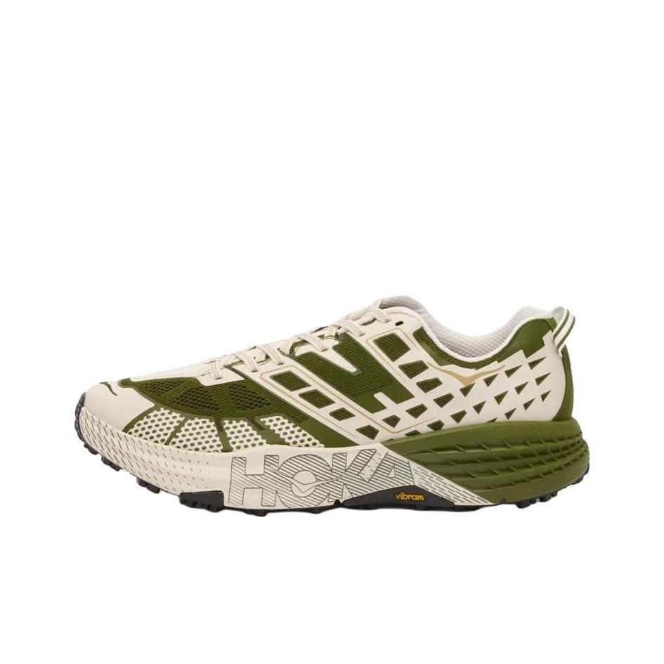 HOKA One One Speedgoat 2 Comfortable Soft Non-Slip Breathable Support Low-Top Running Shoes Unisex Running Shoes Moss-Green 1162710-MRSC
