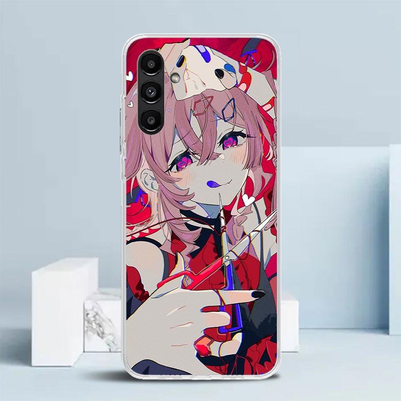 Cute Anime Girl INS Phone Case For Samsung Galaxy A17 A37 A57 A16 A15 A14 A13 A56 A55 A54 A53 A36 A35 A34 A33 A26 A25 A24 A23 Ga
