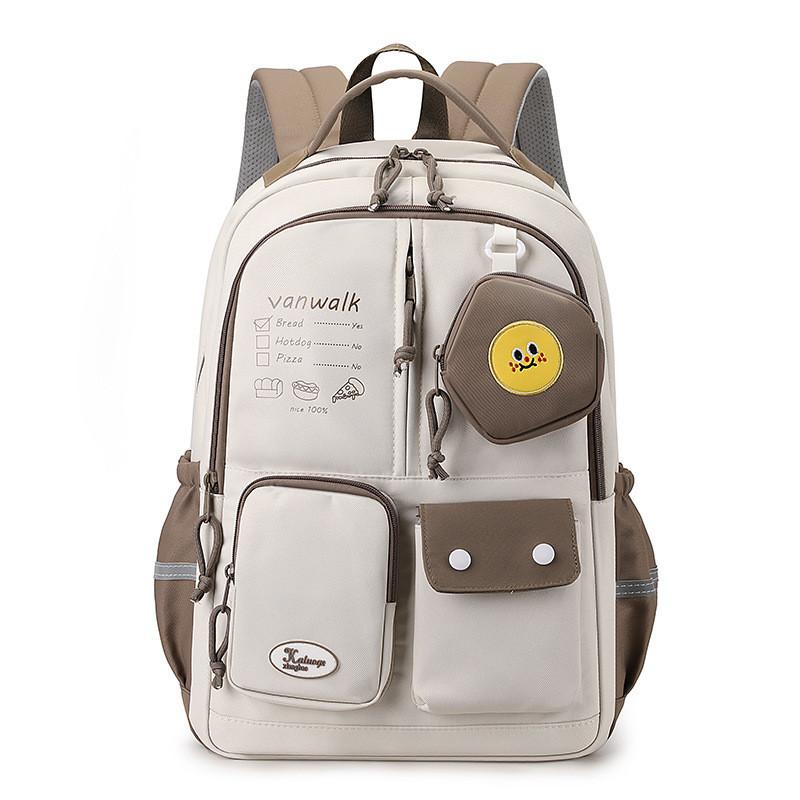 Versatile Nylon Backpack For School And Travel Ideal For Students With Trendy Colors