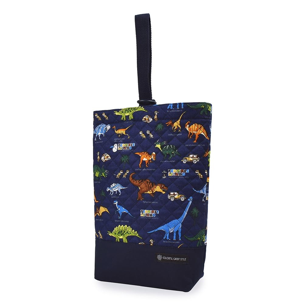 Colorful Candy Style Gusset Bag and Drawstring Pouch Lesson Shoe and Large Drawstring Perfect for Preschool and Kindergarten A Cool Idea for Dinosaur