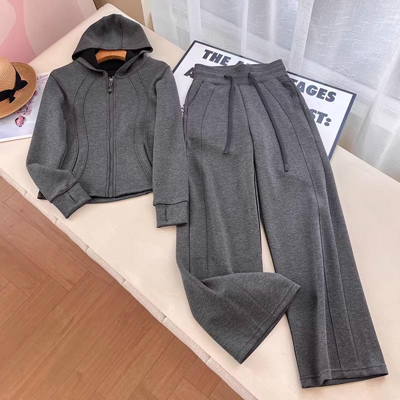 

Sangpo Lulu2026 Cloud-Like Slimming Waist Hooded Yoga Set for Women - Spring/Autumn Slim Fit XL (115-125 lbs)