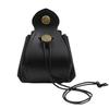 Bolsa de cordão para dados, resistente ao desgaste, leve, portátil, couro sintético, joias, moedas, acessórios pequenos, bolsa de armazenamento