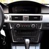 2Pcs/Set Car CD Air Conditioning Control Panel Cover Sticker Trim Carbon Fiber for BMW 3 E90 E92 2005-2012 Car Inner Accessories