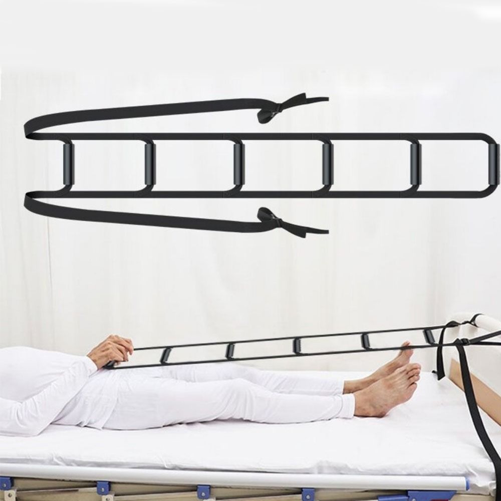 Adjustable Length Bed Ladder Assist 3/4/6 Handrails Bed Rail Assistance Sit Up Support