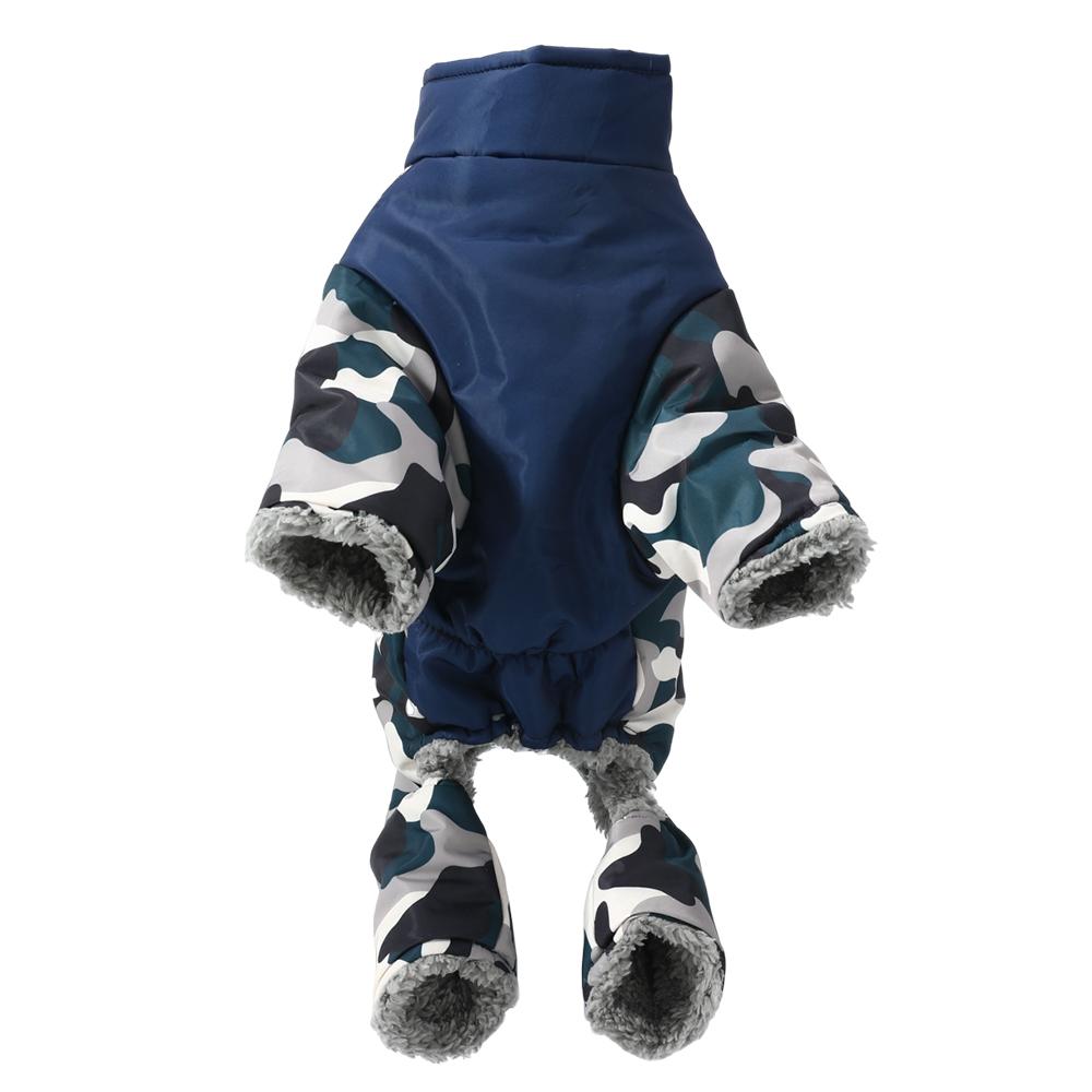 Winter Pet Dog Overalls For Small Medium Dogs Jumpsuit Coat With Fur Soft Fleece Puppy Jacket Chihuahua Costume French Bulldog Outfits