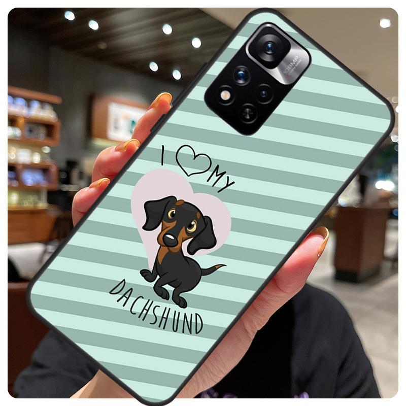 

DACHSHUND Phone Case For Xiaomi Redmi Note 12 11 8 9 10 Pro 9S 10S 11S 12S Redmi 9 10 12 C 10A Cover Redmi Note 12 5G