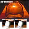 Portable Solar Power Lanterns 4 Pack, Lanterns for Power Outages, 5 Light Modes LED Camping Lights Lantern Flashlight, IPX4 Waterproof Tent Light for