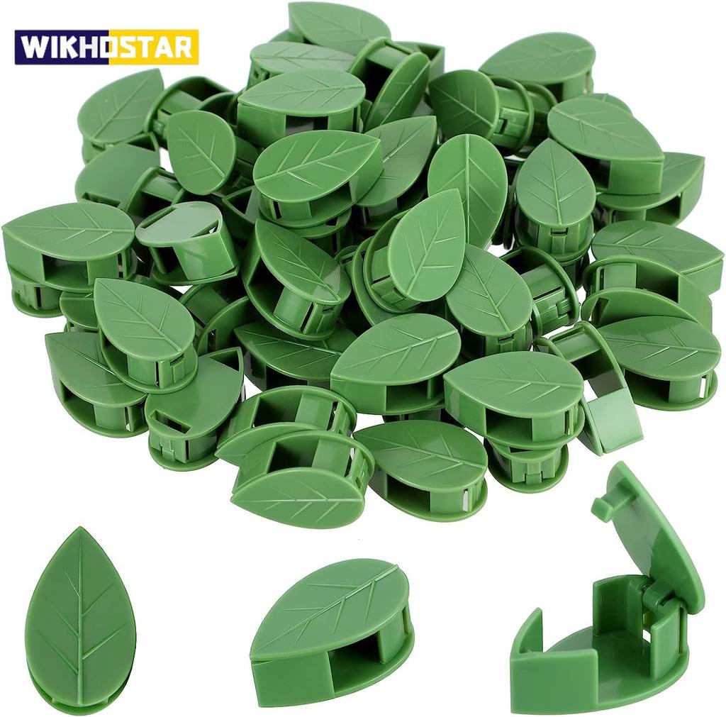 Pflanzen Kletterwand Befestigungsclips Acrylaufkleber Grünes Blatt Simula Selbstklebender Haken Pflanzenranken Traktion Innen Außen Dekor