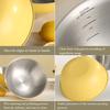 New 304 Stainless Steel Salad Mixing Bowl Sets Egg Beater Basin Dough Food Container Kitchen Fruit Vegetable Whisking Salad Bowl Set