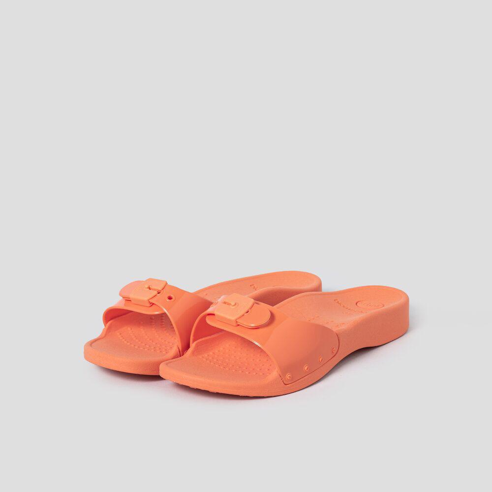 Scholl (Women) Pvc One-Strap Sandals Orange (Hh44K2A138)