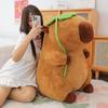 Capybara Animal Lotus Leaf Decoration Plush Doll Kids Birthday Gift Decor Home
