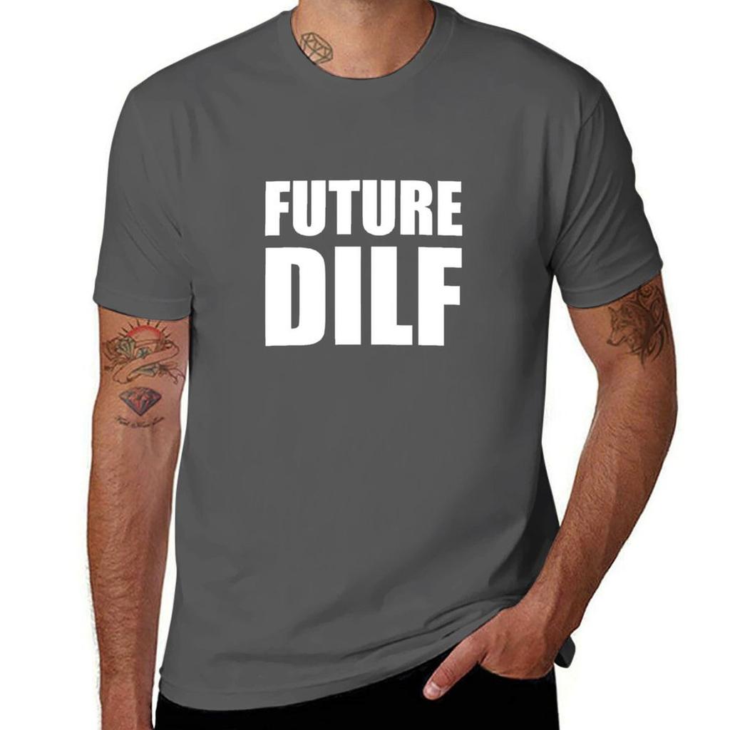 Future DILF T-Shirt Plus Sizes Summer Top Tshirts for Men