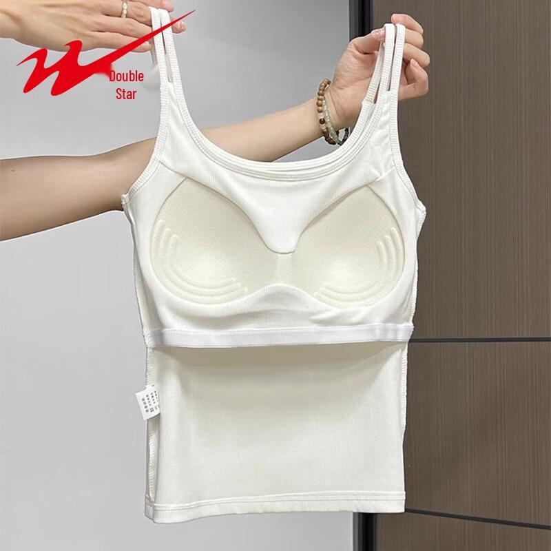 Canottiera Top Shuangxing da Donna con Reggiseno Integrato