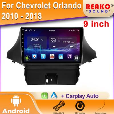 Auto Bezdrátové Carplay Autorádio Multimediální Přehrávač Navigace GPS 4G Bluetooth WIFI Android Pro Chevrolet Orlando 2010 - 2018
