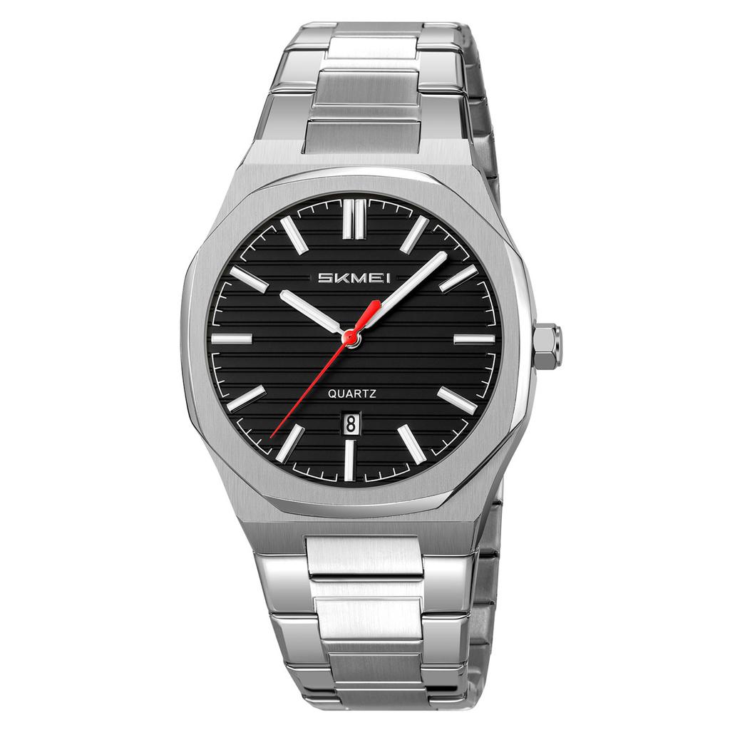 Steel belt men's watch simple business waterproof calendar quartz watch watch source