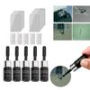 5 Pieces Glass Repair Fluid Windshield Crack Repair Set Windscreen Tool