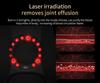 Cordless Knee Massager with LED Screen Infrared Heat and Vibration Knee Pain Relief for Swelling Stiff Joints Stretched Ligament