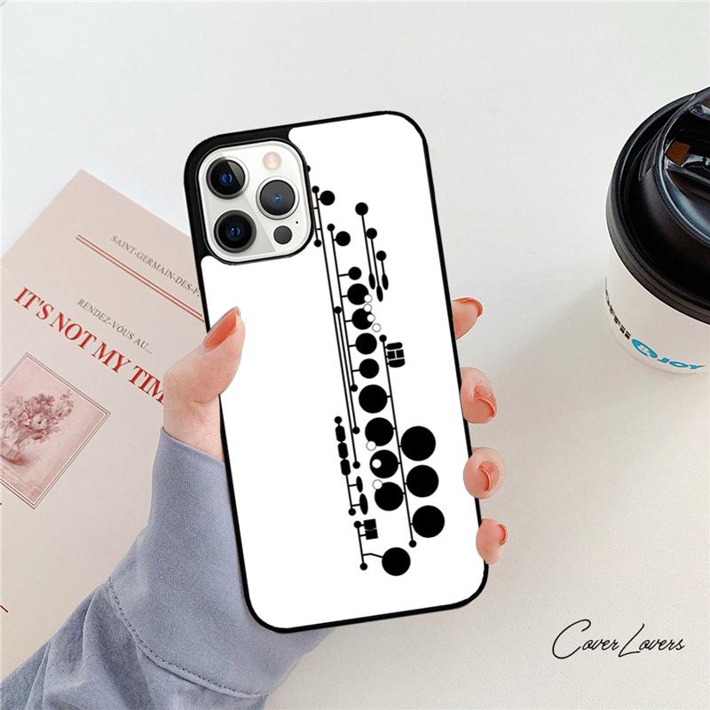 Musical Instruments Saxophone Phone Case For iPhone 17 Air 14 15 16 13 12 Max For Apple iPhone 17 Air 11 Pro Max Plus Coque