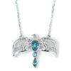 Harry Potter Sterling Silver Diadem Necklace with Crystals