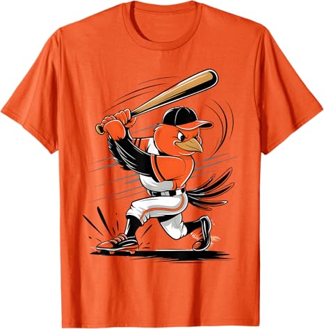 Orioles Bird for Orioles Lovers Unisex Women Kids TShirt Fashion Sportswear Design Graphic Outfit Baseball Saying Tee Novelty Gift
