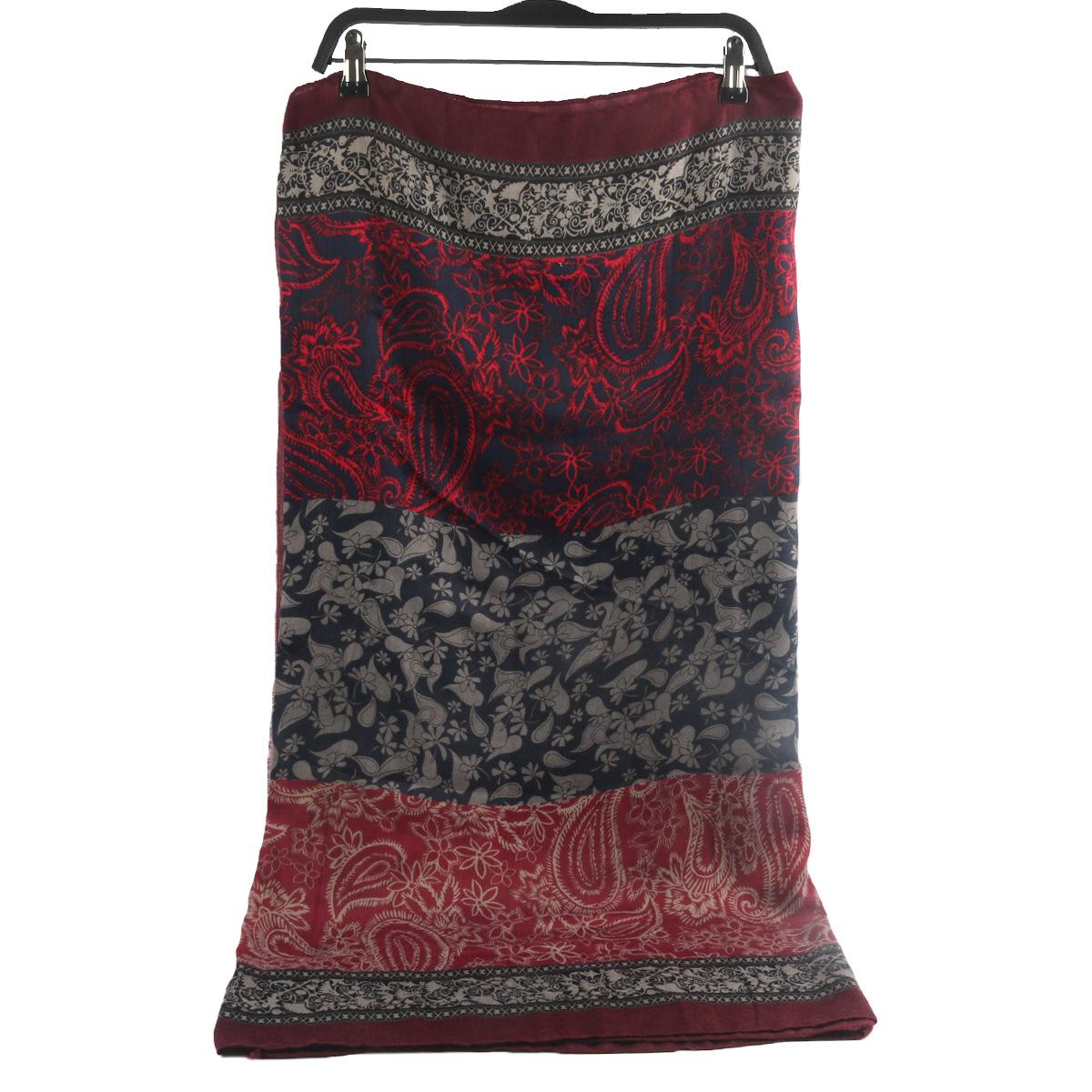 

180*90Cm Winter Thick Viscose Scarf Aztec Cashew Floral Fringe Cotton Shawls And Wraps Pashmina Stole Bufandas Muslim Sjaal