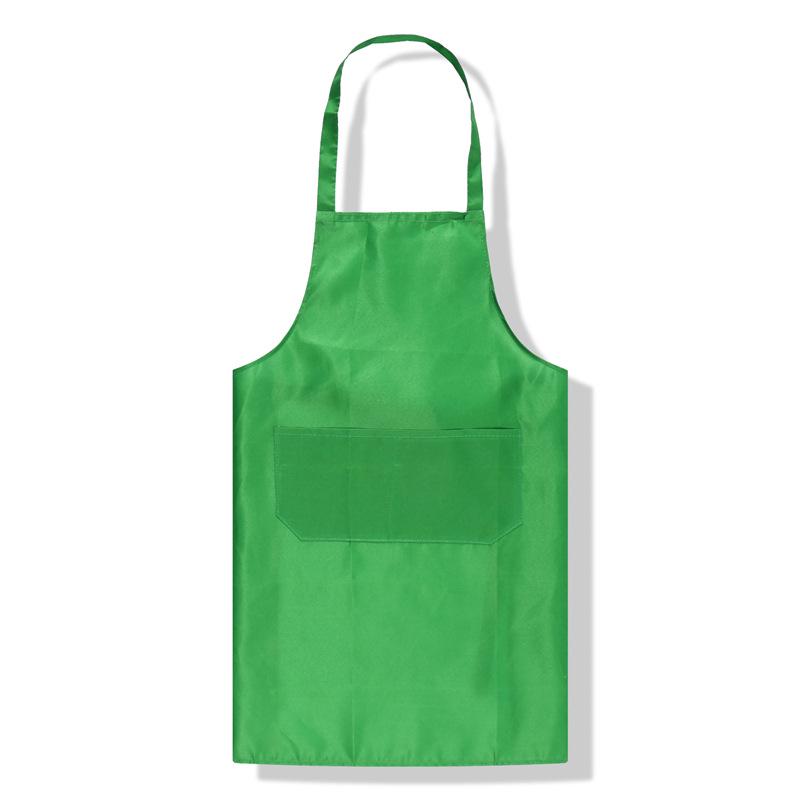 Sichuan Coffee Color 200g Waterproof Polyester Kitchen Apron with Single Shoulder Neck Strap (CFWQ10)