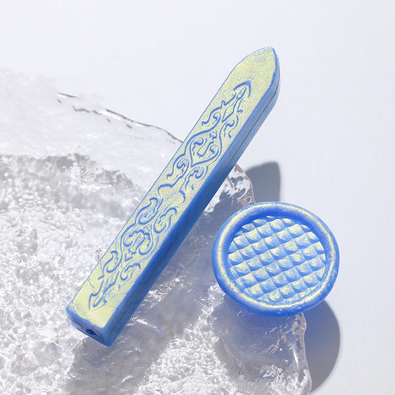 Aurora Colour Seal Wax Strip Wax Seal Stamp Candle DIY Gift Envelope Wedding Invitation Ancient Seal Wax Stamp Making Tools 1pcs