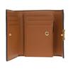MCM Tracy Kurzes Leder Portemonnaie Damen Portemonnaie Braun Cognac MYSAAPA02CO001