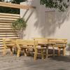 Day and Night - Day and Night Garden Dining Set 3 Pieces Impregnated Pine Wood