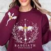 Cozy Women Long Sleeve Fly or Die Hoodie Basgiath War College Novelty Gift Bookish Fourth Wing Sweatshirt Pullover