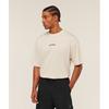Gymshark TacTical Oversized T shirT oaT whiTe A3b5g Wc1v