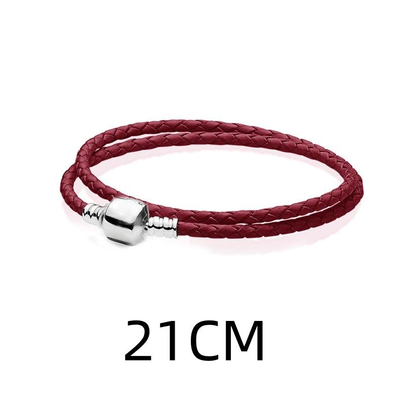Copper Plated Valentine'S Day Gift For Lovers Pendant Charms It Original Bracelet For Women Diy Fashion Jewelry Making