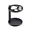 Toothbrush Toothpaste Holder Stainless Steel Construction Heavy Anti-Slip Base Open Design Toothbrush Rack with 4 Slots Design