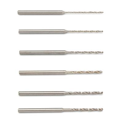 2,35 mm Schaft Mini-Bohrer-Set 10 Stück Spiralbohrer DIY-Kit Metalllegierung Gravurbohrer Lochbohrwerkzeuge