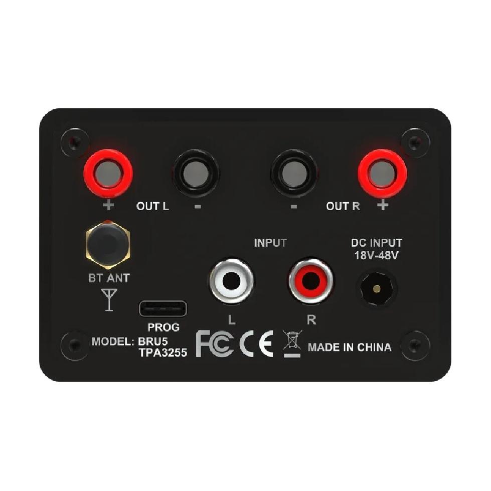 300W+300W TPA3255 High Power Amplifier Stereo PC UI DSP Amplifier Desktop Class D BRU5