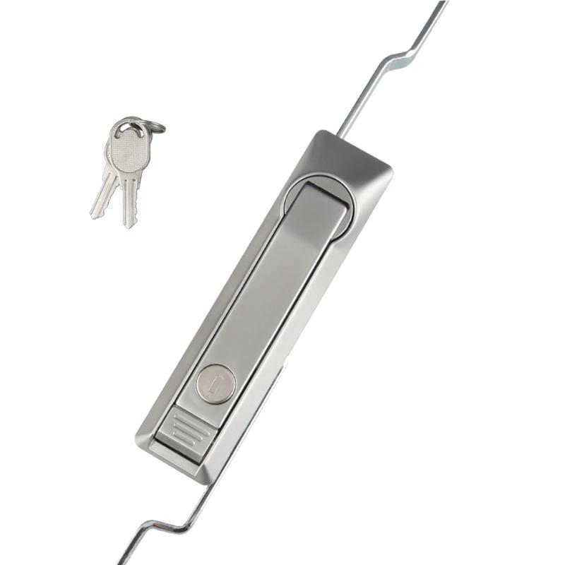 

Connecting Rod Cabinet Lock Zinc Alloys Power Distribution Cabinet Lock Garage Door Lock for Electricity, Communications серебряный