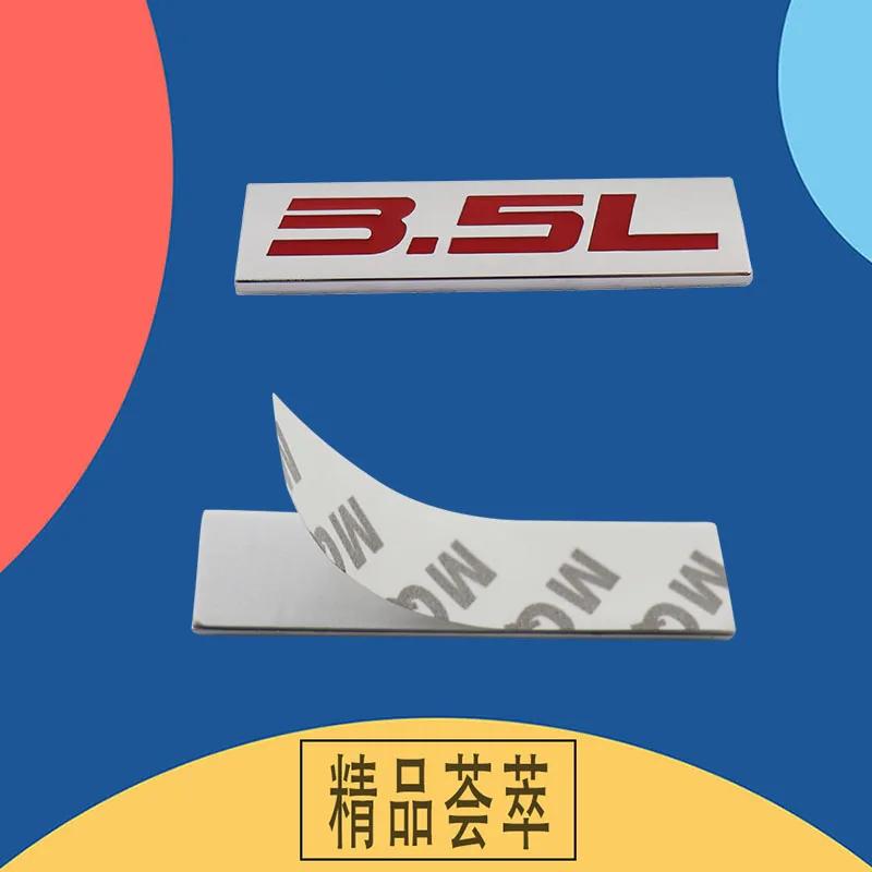 AAWG1 Premium compatible compatible for Universal 3.5L 3.5 L car Engine Hood Fender trunk Tail Rear Bonnet Nameplate Decal Emblem Badge Sticker