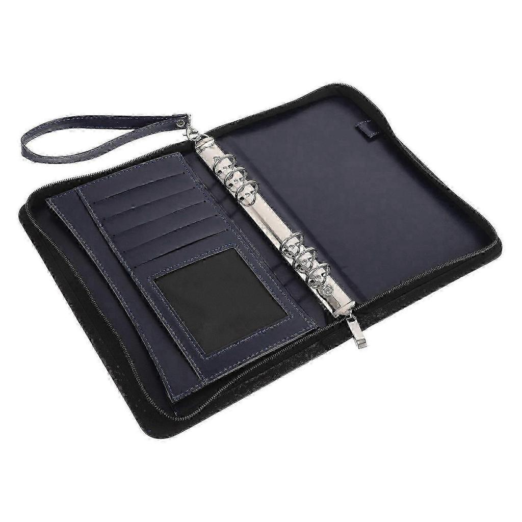2026 Best!! Portfolio Binder with Zipper for Business Use Refillable Loose Leaf Binder