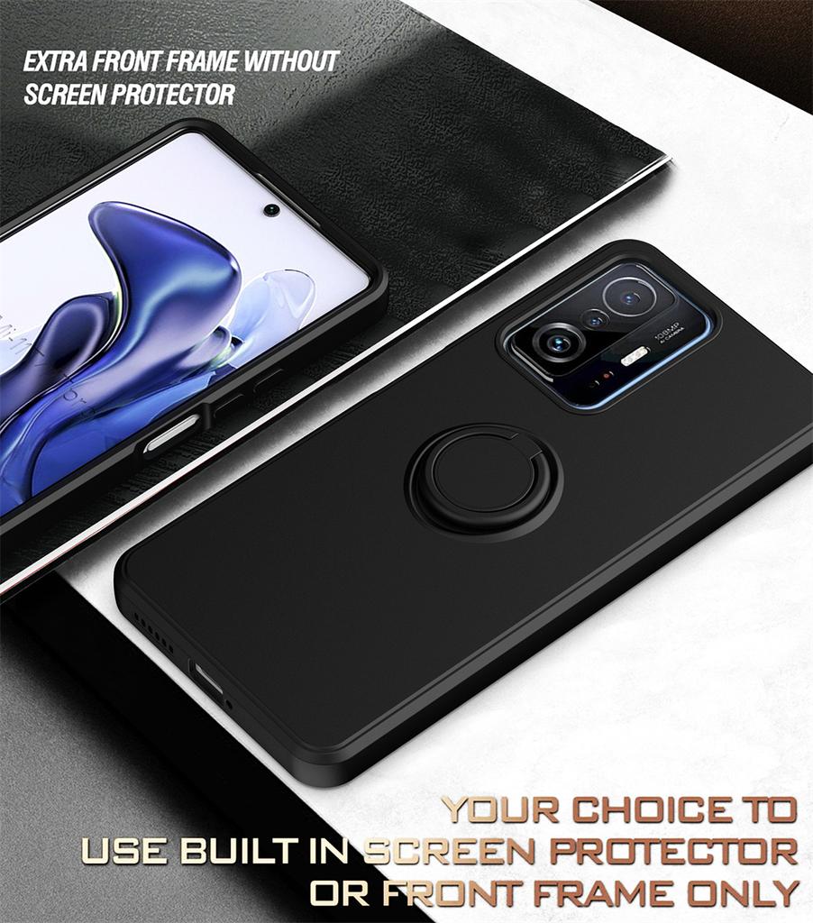 For Xiaomi 10S 10T Pro 11 11T Lite Pro 12 13 Xiaomi POCO X3 X4Pro 4G 5G F4 GT Finger Ring CoverMagnetic Rotatable Bracket Case