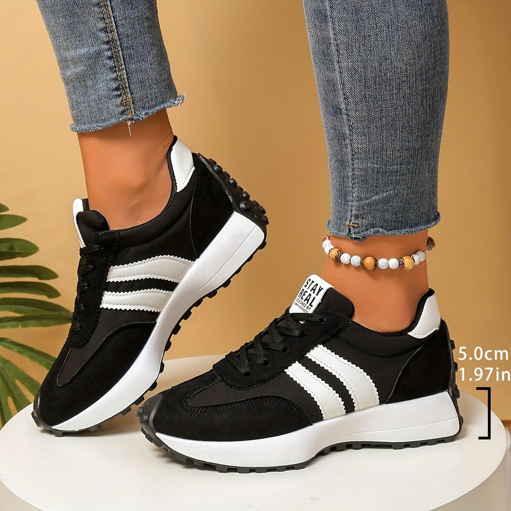 Scarpe da Donna Moda Nuove Trendy Suola Spessa Rialzanti Versatili Comode Scelta Multicolore Scarpe Sportive Casual, Scarpe da Donna