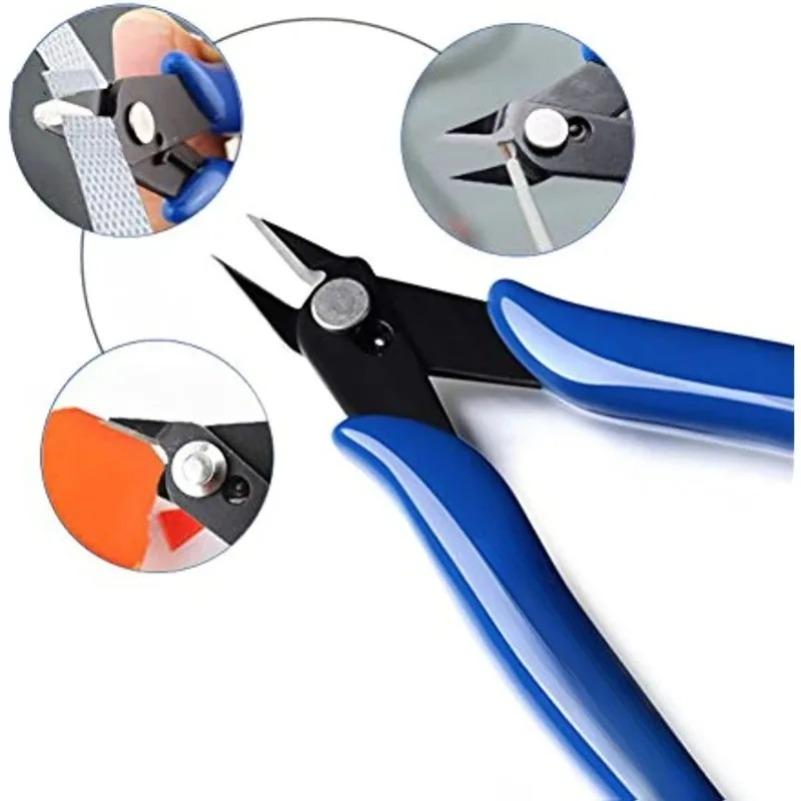Multi-Functional 170 Pliers Side Cutting Snips for Electrical Wires  Parts  Steel Nipper Tool Cable Cutting Precise Trimming