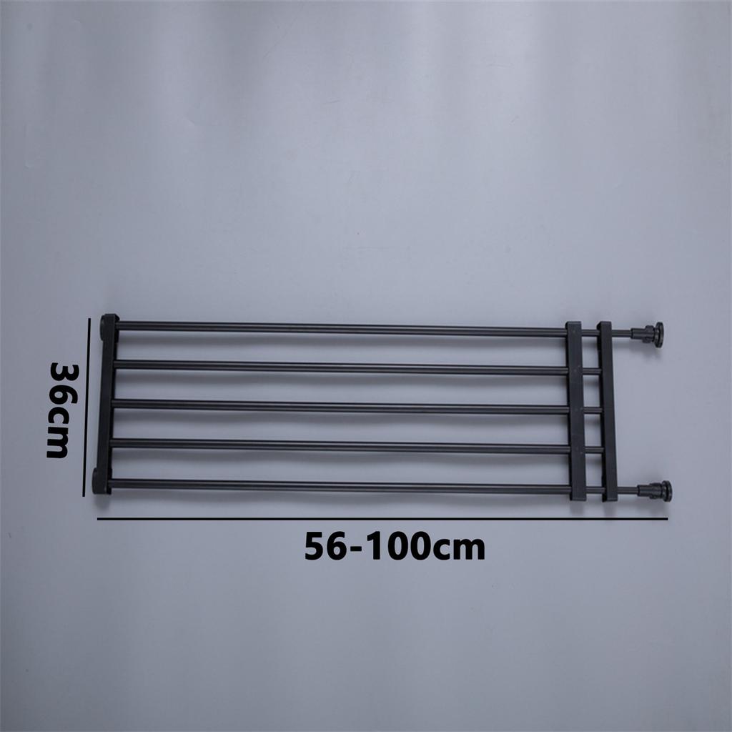 1Pc Household Pets Fence Adjustable Nail-free Cats Dogs Isolation Door Reusable Indoor Dog Gate Retractable Freestanding Fence