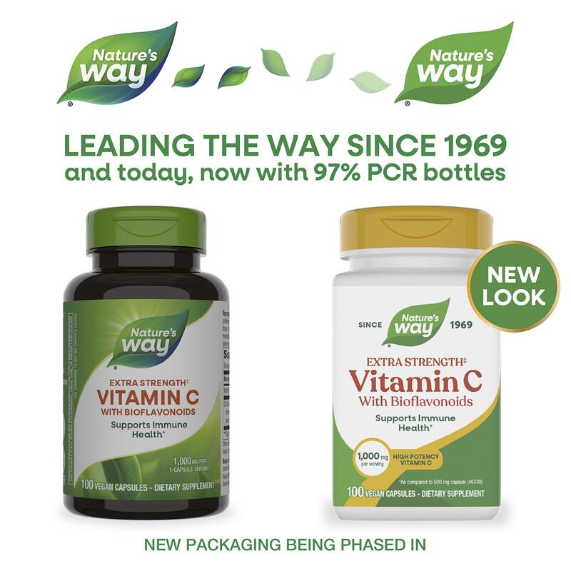 Vitamin C with Bioflavonoids, 100 Vegan Capsules
